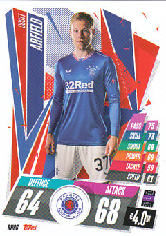 Scott Arfield Rangers 2020/21 Topps Match Attax CL #RNG06